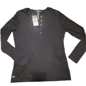 NWT Ralph Lauren floral lace longsleeve